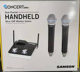 Swc288mhq8-k Samson Concert 288m Dual-channel Handheld Micro Uhf Wireless System-swc288mhq8-k
