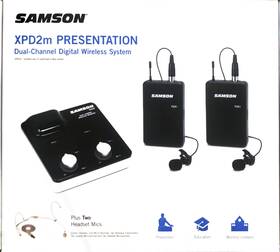 2404-2476 Samson Swxpd2mpr Xpd2m Dual Channel Digital Wireless Presentation System Mhz