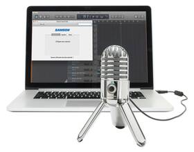 Samson Technologies 613817157692 Meteor Mic Usb Condenser Podcasting Podcast Recording Desktop Microphone