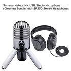 Samtrsr350 Samson Technologies Meteor Mic Usb Studio Microphone Chrome 809164020585