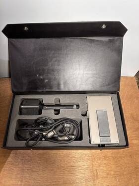 Cms-7 Sanken S Stereo Condenser Microphone Matrix Box Cable Case Stand Mint