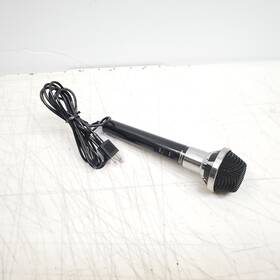Hm940 Sanyo Vintage Dynamic Microphone Silver Black Hm 940