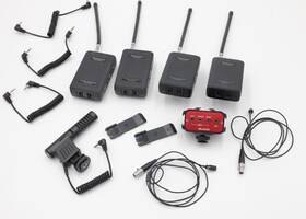 Sr-ax100 Saramonic 897040886901 Sr-wm4c Wireless Vhf Lavalier Microphone Bundle And Mixer