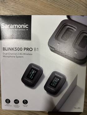 Blink500prob1 Saramonic Blink 500 Pro B1 Advanced 2.4 Ghz Wireless Clip-on Microphone System