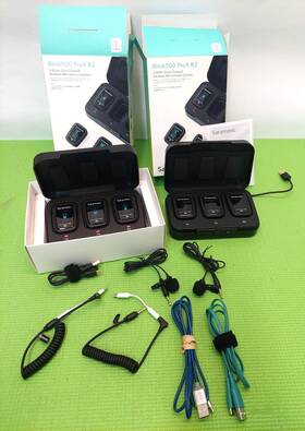 Blink500proxb2 Saramonic Blink500 Prox B2 Clip-on Wireless Microphone Systems Lot Of Two