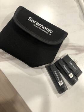 Go-d2 Saramonic Sr-blink Wireless Lavalier Microphone 2.4ghz Tx Rx Iphone