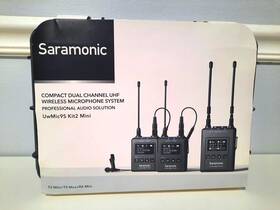 Uwmic9s Saramonic Kit2 Dual Uhf Wireless Lavalier Microphone System - Untested