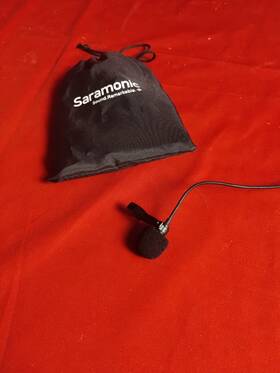 Lavmicrou3b Saramonics Saramonic Clip-on Lavmicro U3b Lavalier Mic Android Usb-c Devices And Computers