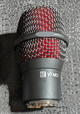 Mc1x Se Electronics 613826568663 V7 Black Wireless Microphone Capsule For Shure Transmitter