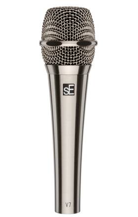 Se Electronics 613826568717 V7 Nickel Handheld Dynamic Microphone Supercardioid Vocal Mic