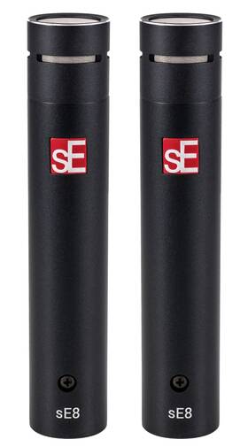 Se Electronics 613826568991 Pair Se8 Omni All Metal Recording Microphones With Gold Plated Xlr
