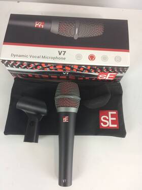 Se Electronics 730553863011 Open Box V7 Dynamic Vocal Microphone Black/silver