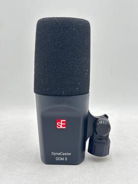 Dcm8 Se Electronics Dcm3 Dynacaster Dynamic Black Microphone Xlr - Used