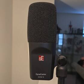 Dcm6 Se Electronics Dynacaster Dynamic Xlr Cardioid Broadcast Mic Black Dcm6 Se Electronics Dynacaster Dynamic Xlr Cardioid Broadcast Mic Black
