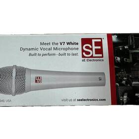 Sev7wht Se Electronics V7 White Supercardioid Dynamic Microphone Premium Vocal Pro 22626