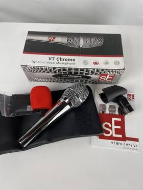 V7-chrome-u Se Electronics Open Box V7 Dynamic Vocal Microphone Chrome