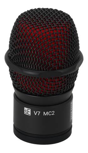 V7mc2blmp3 Se Electronics Black V7 Mic Capsule For Sennheiser Wireless Pouch