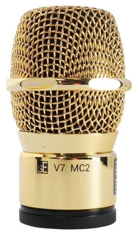 V7mc2gomp3 Se Electronics V7 Mc2 Gold Wireless Microphone Capsule 4 Sennheiser Transmitter