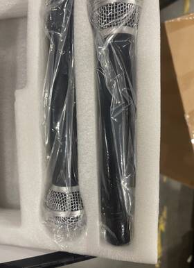 Vh58 Senderpick Used Professional Dual Wireless Microphone System For Karaoke Home Ktv Party