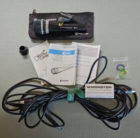 09421 Sennheiser E935 Cardioid Dynamic Mic / Monster Cable For Female -custom Glitter