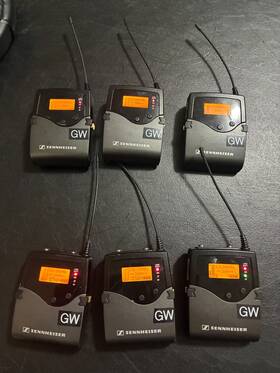 566-626 Sennheiser 197881337001 Ek 2000-gw Bodypack Receiver Mhz Works With G1 G2 G3 G4