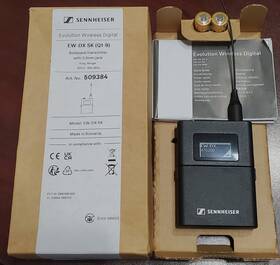 509384 Sennheiser 615104362086 Ew-dx Sk Digital Wireless Mic Bodypack Transmitter Q1-9 Mint In Box