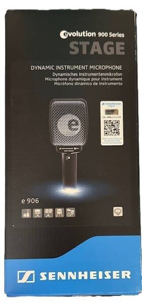Sennheiser 818259672356 E 906 Professional Supercardioid Dynamic Instrument Microphone New