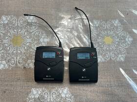 A516-558 Sennheiser Lot Of 2 Ge4 Sk100bodypack Transmitters Freg Range