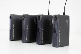 518-550 Sennheiser Ek100-a 4 X Ek100 Wireless Receivers And Transmitters 2mics. A Ew100