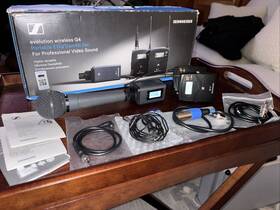 Ew100eng-g4 Sennheiser Uhf Wireless Portable Combo Microphone System A Band