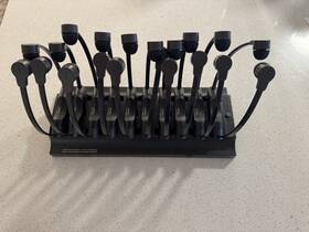 L151-10 Sennheiser Charging Unit And X10 Ri 250 Mono Headsets