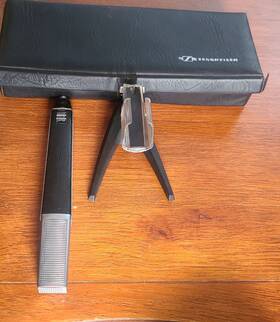 Md-441-2 Sennheiser With Case Mic Clip And Tuchel To Xlr Cable Exc
