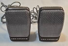 Md407 Sennheiser The Fisher Dynamic Microphone Pair - Vintage 1960s