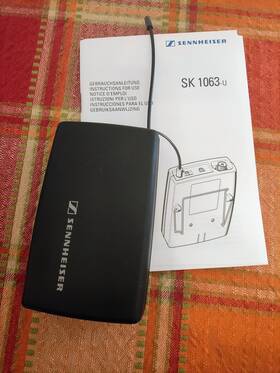 Sk-1063-u Sennheiser Sk-1063 Mikroport Transmitter 674-697mhz Exc Original Manual