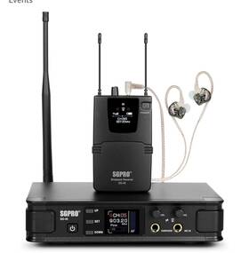 Sg-40 Sgpro Wireless In-ear Monitor System Iem Mono With Metal Transmitter Bodyp