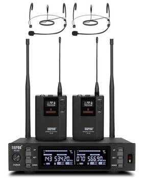 Sg-82 Sgpro Wireless In-ear Monitor Mic System - Bodypack Transmitters Reviever