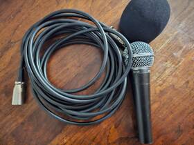 Om-500 Shs Microphone With Xlr Cable And Wind Screen