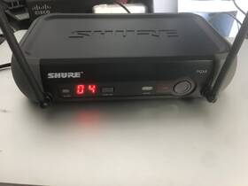 524-542 Shure 042406126342 Pgx4 Wireless Receiver -freq H6 Mhz - 30 Day Warranty