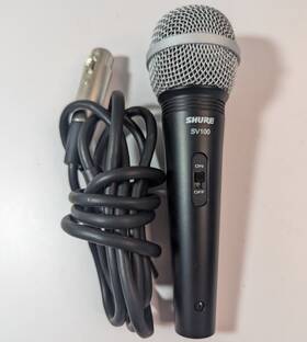 Sv100 Shure 042406186841 Dynamic Cardioid Multi-purpose Microphone With Cable