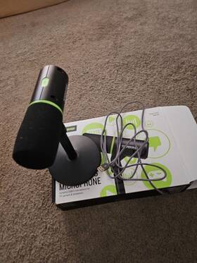 Shure 042406863353 Mv6 Gaming Microphone Dynamic Usb Pc Mic For And Streaming Monitoring