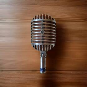 106167327 Shure 1950s Model 55 Supercardioid Unidyne Dynamic Vocal Microphone Not Tested