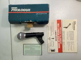 12l-lc Shure Prologue Microphone Dynamic Lo Z Not Tested