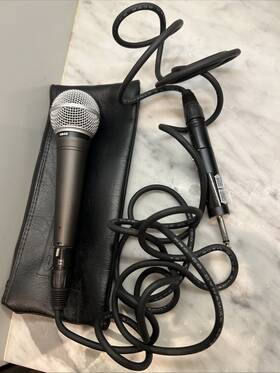 Sm302 Shure 2238 Sm48 Dynamic Wired Handheld Microphone Dynamike Cord Made Usa