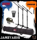 Shure 3 Beta 87a Mics Free Stands Cables Gator Case Us 48 State Ship 042406054744
