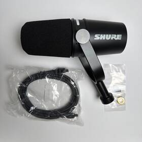 3eh18426733 Shure Mv7 Usb/xlr Hybrid Dynamic Mic Black For Streaming Podcast Recording