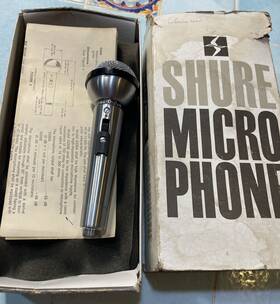 533sac Shure 533sb Spher-o-dyne Omnidirectional Dynamic Mic Microphone Working