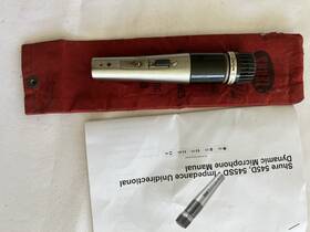 545ds Shure Unidirectional Dynamic Vintage
