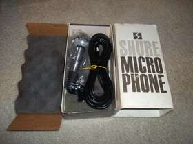 585sb Shure Tested Unisphere A Microphone 585 Sb Low Impedance With Cable Box