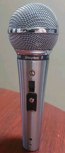 588sb Shure Vintage Unisphere B Dynamic Microphone Switched Usa