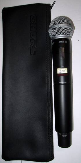 470-636 Shure Ad2-g56 Mhz Sm58 Wireless Handheld Microphone For Ad4d Ad4q